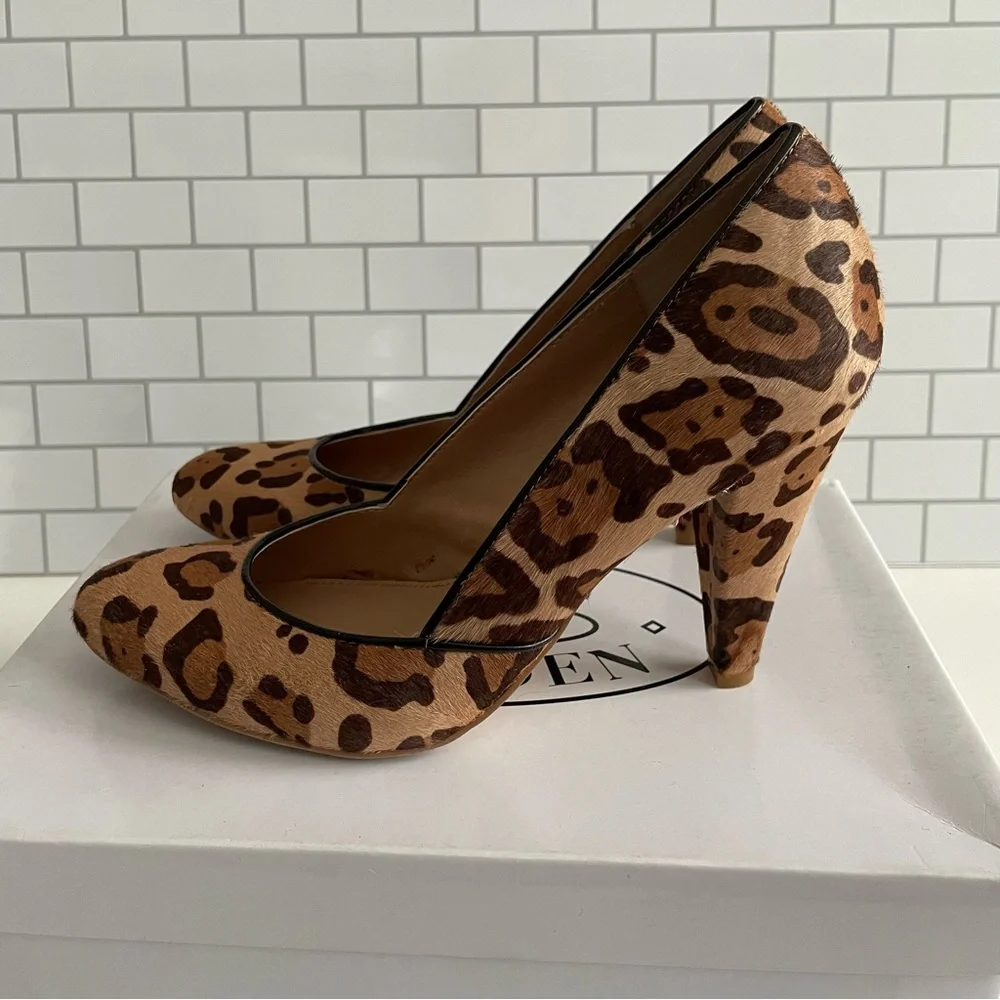 Steve Madden Poized Leopard Heels - Picture 4 of 15